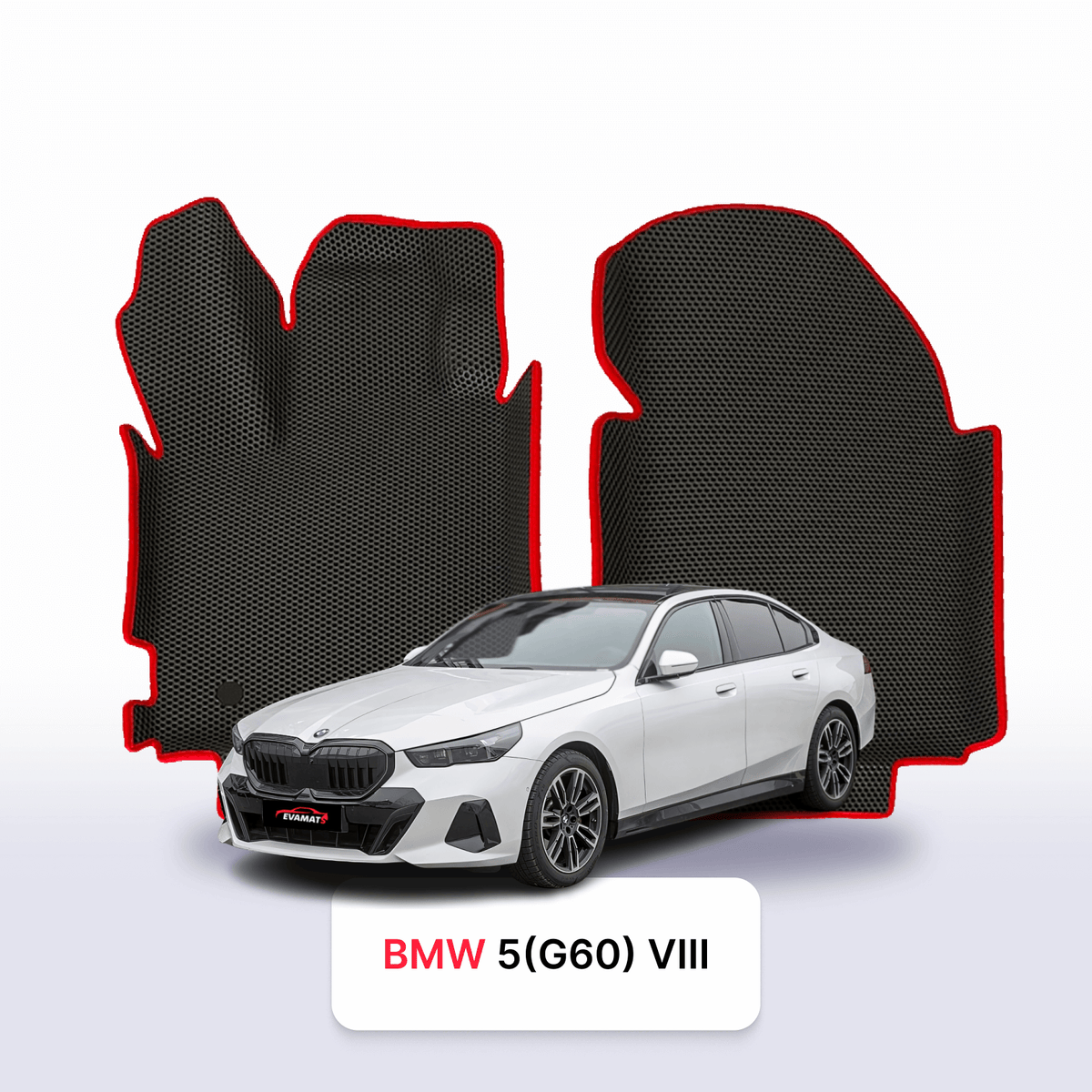 Car mats EVA for BMW 5 (G60) 8 gen 2023-2028 year SEDAN