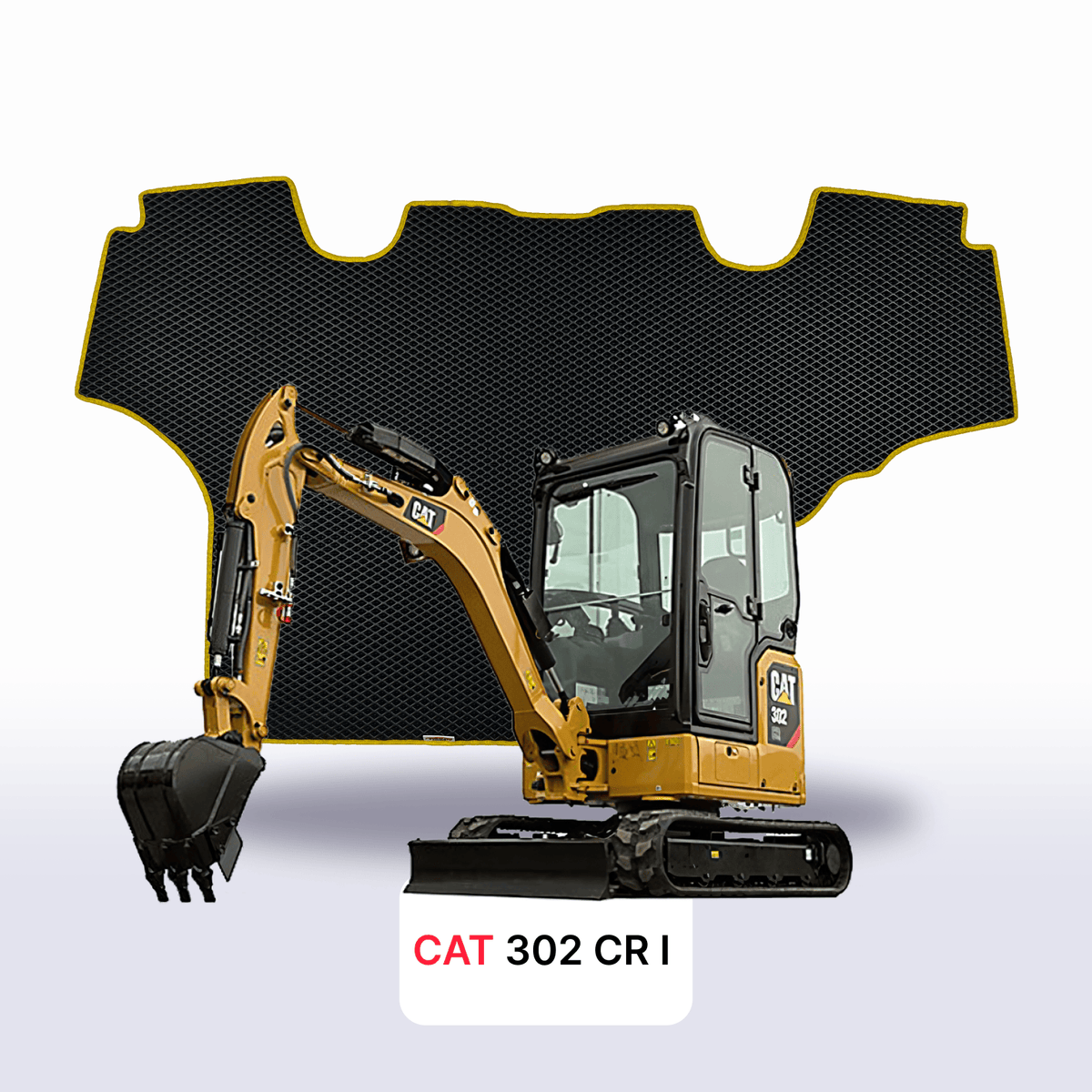 Car mats EVA for CAT 302 CR 1 gen 2019-2023 year DIGGER