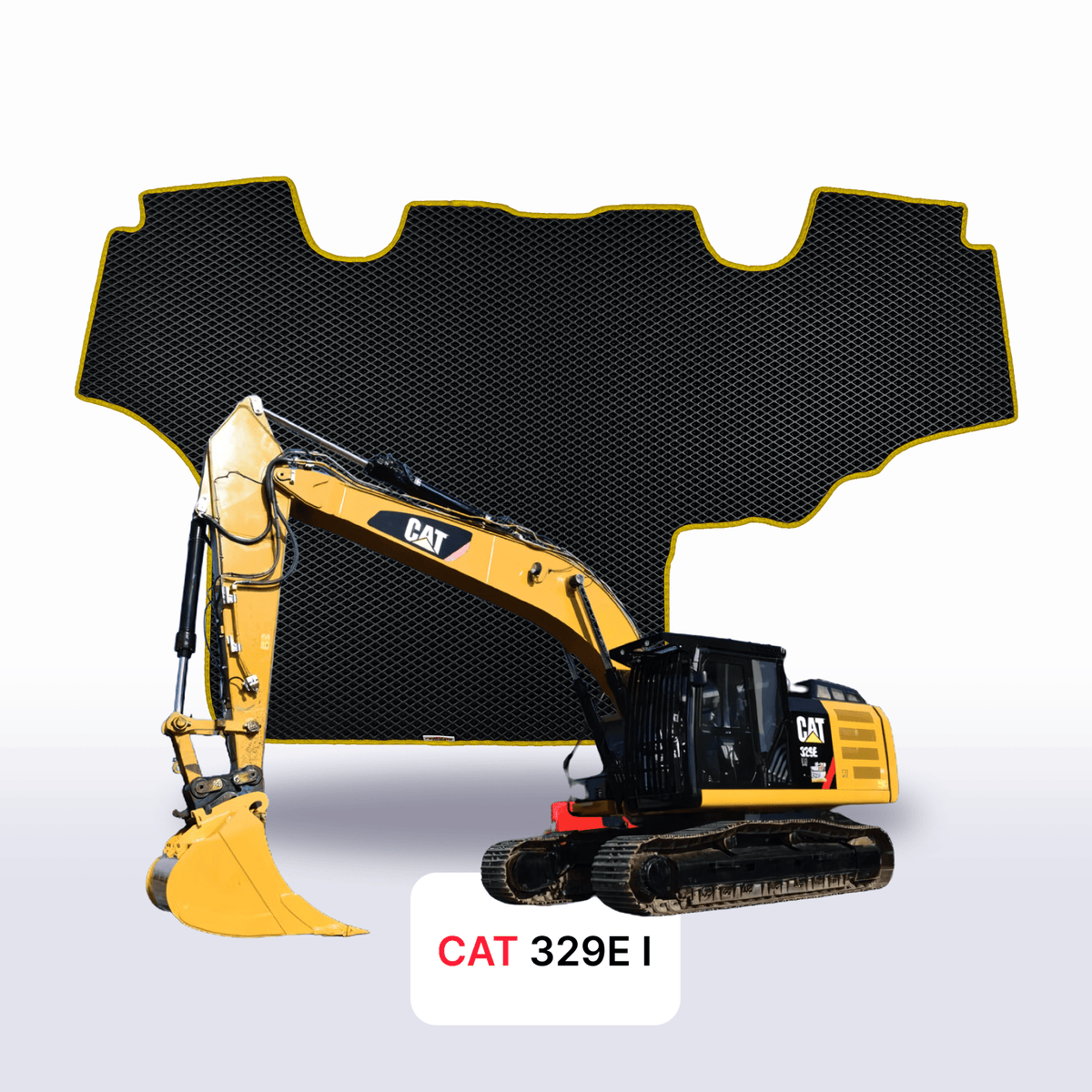 Car mats EVA for CAT 329E 1 gen 2011-2023 year DIGGER