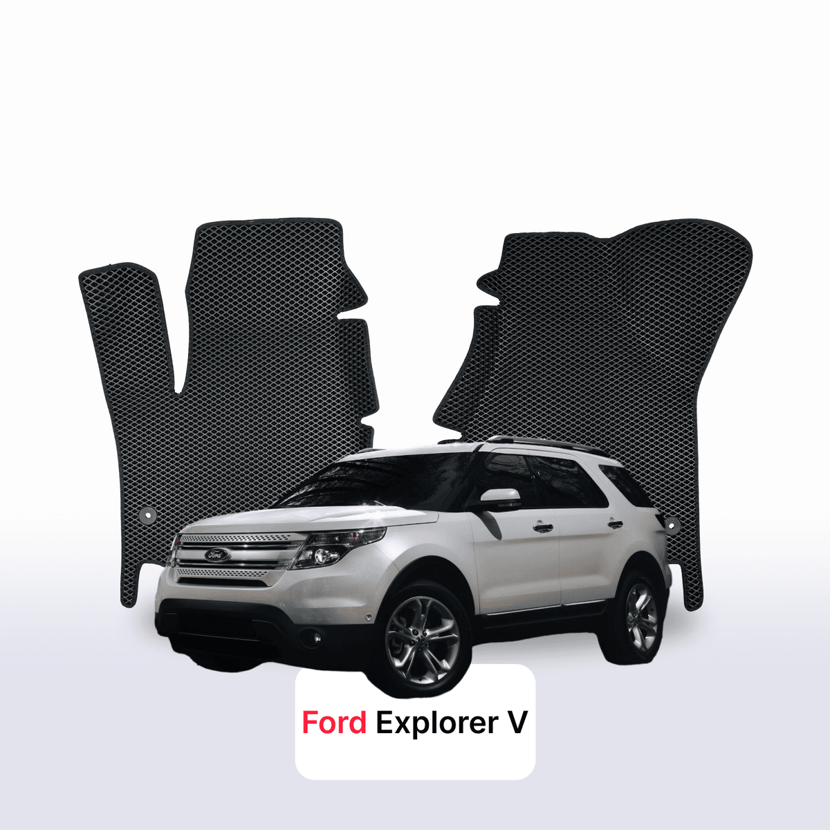 Car mats EVA for Ford Explorer 5 gen 2010-2019 year SUV