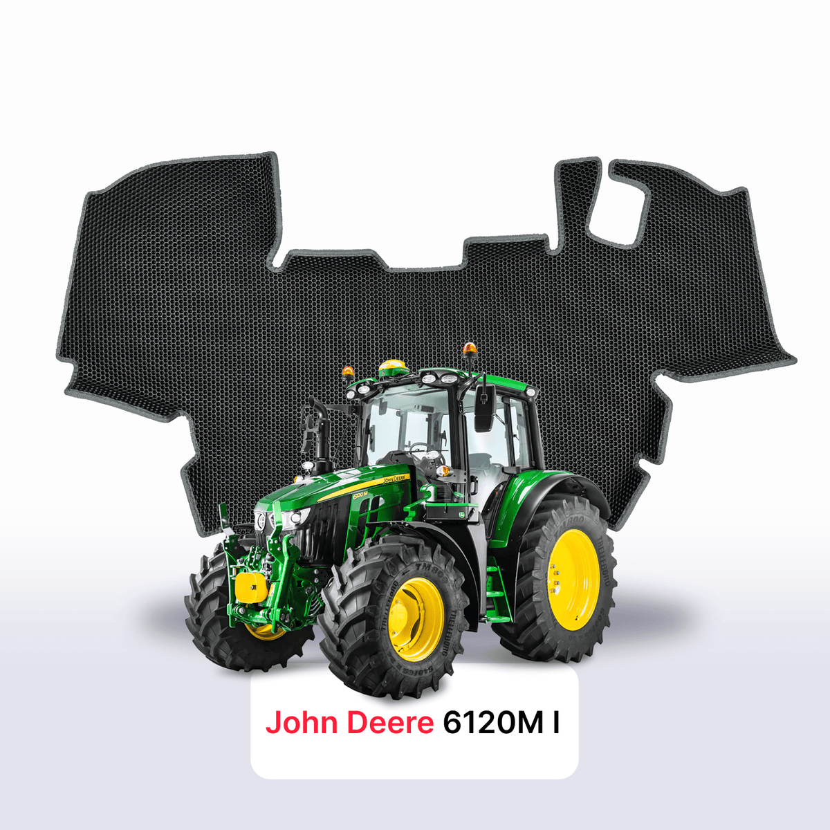 Car mats EVA for John Deere 6120M 1 gen 2023-2028 year TRACTOR