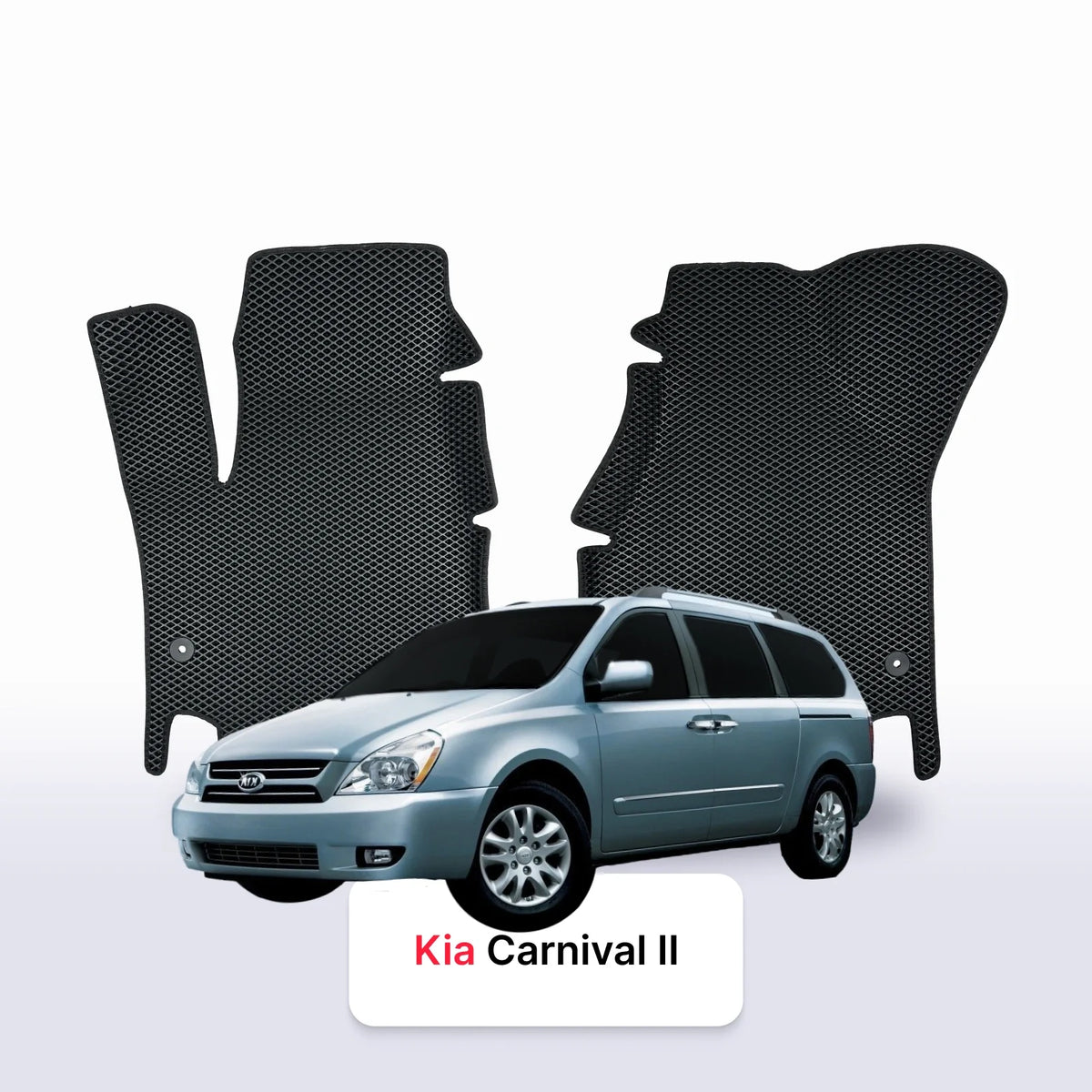 Car mats EVA for Kia Carnival II gen 2006-2014 year MINIVAN