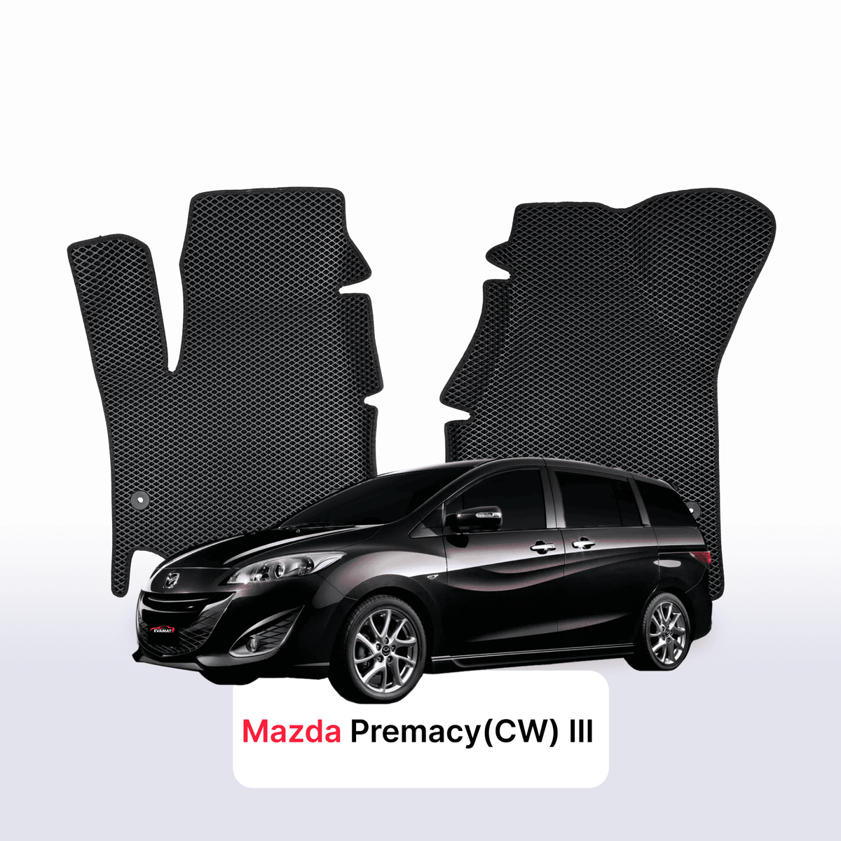 Car mats EVA for Mazda Premacy(CW) 3 gen 2010-2017 year MINIVAN