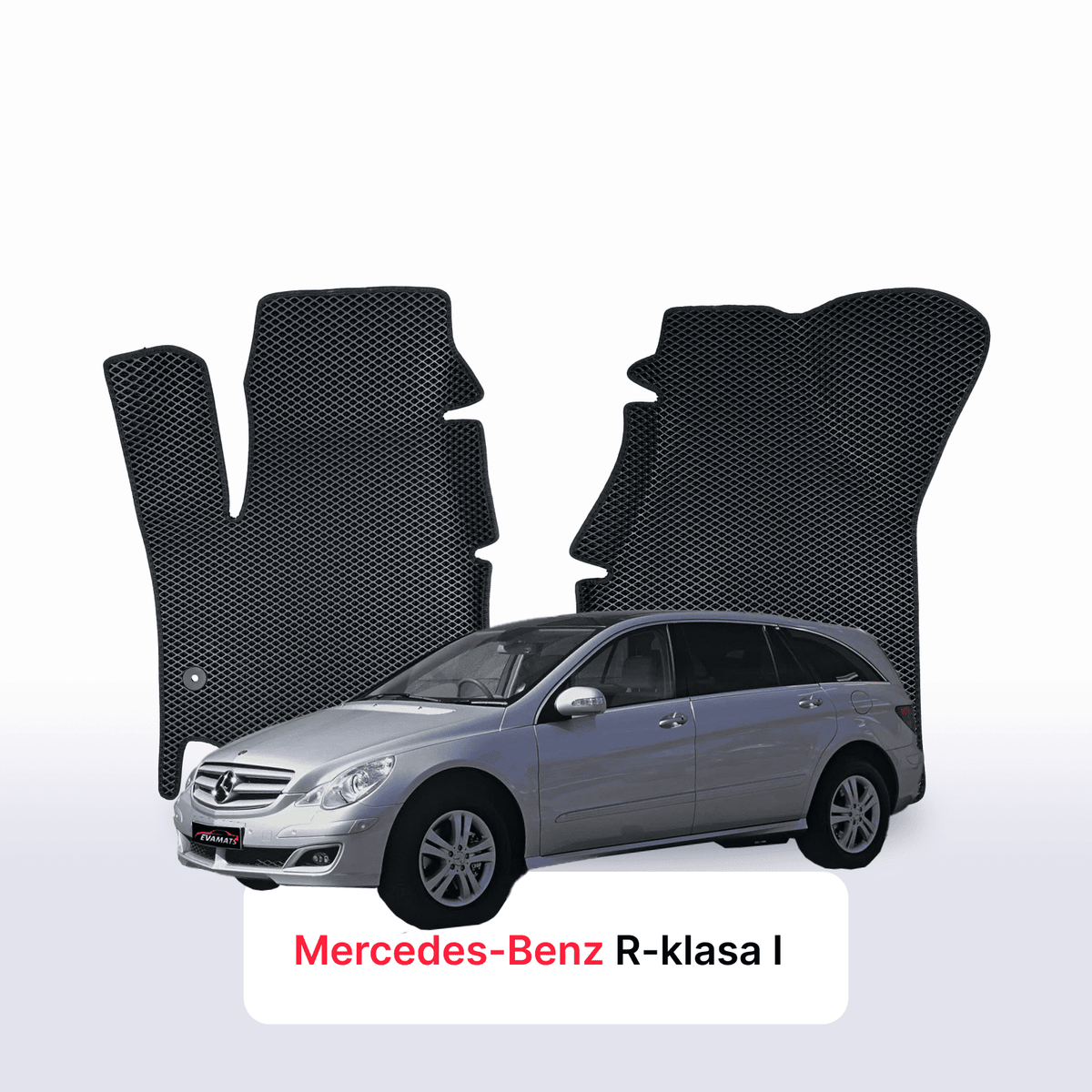 Car mats EVA for Mercedes-Benz R-klasa (W251) 2005-2013 year LONG MINIVAN 6 seater