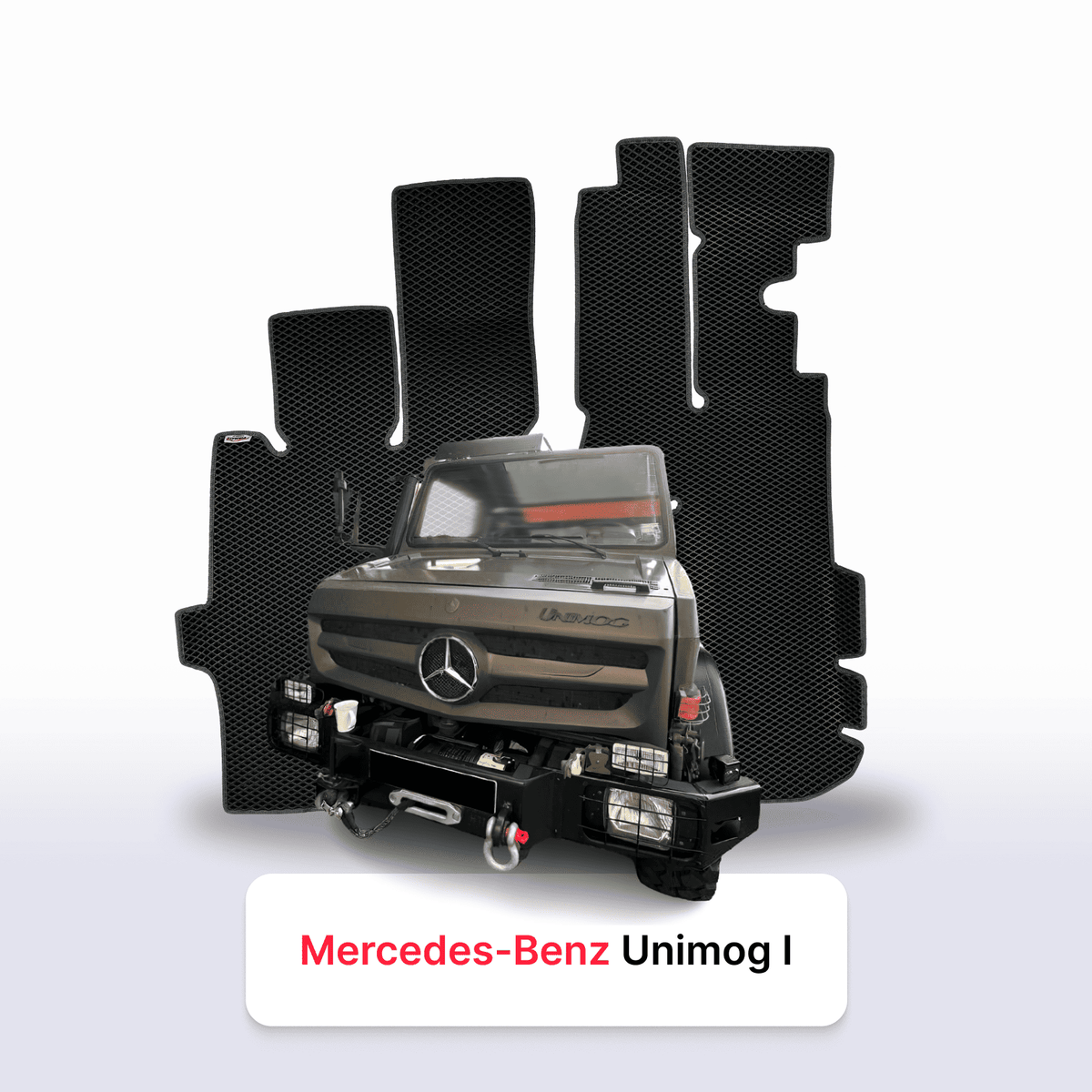 Car mats EVA for Mercedes-Benz Unimog U4000 1 gen 2003-2013 year TRUCK