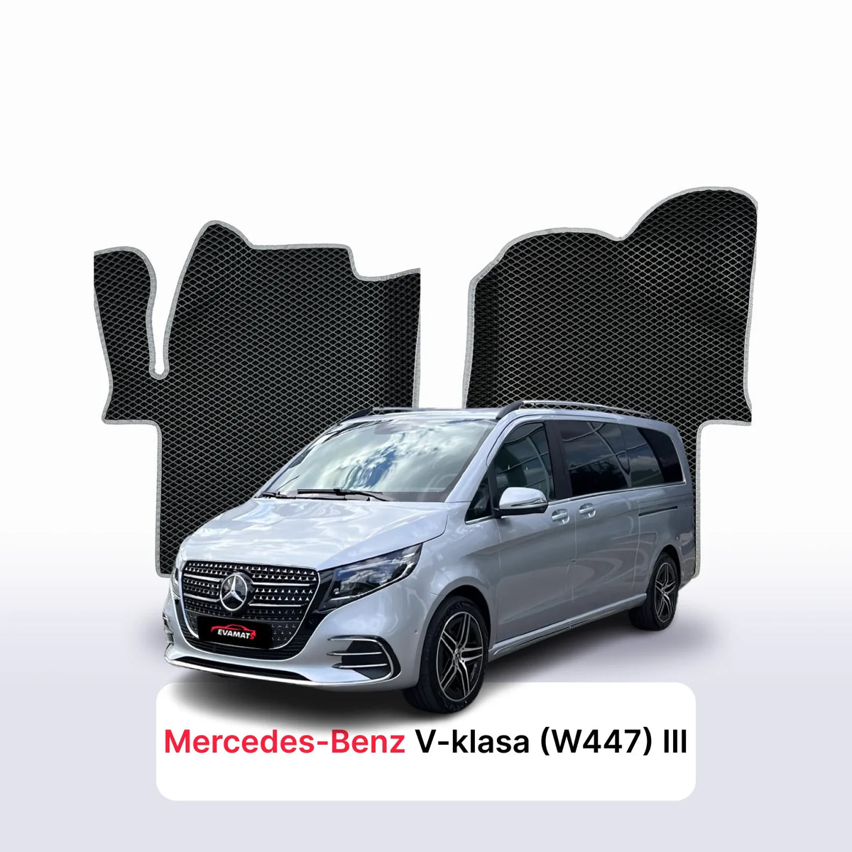 Car mats EVA for Mercedes-Benz V-klasa (W447) 3 gen 2024-2028 year BUS Exclusive