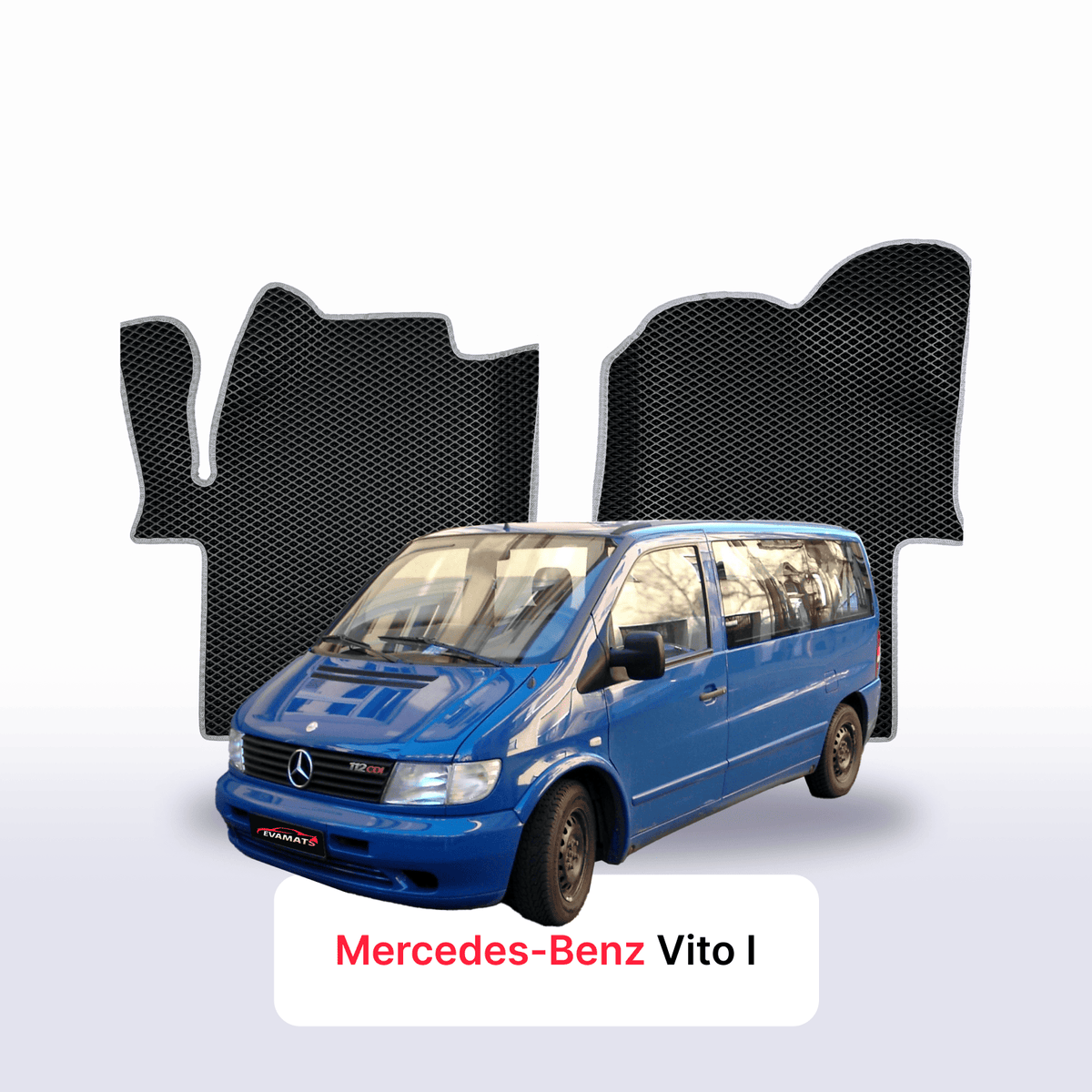 Car mats EVA for Mercedes-Benz Vito 1 gen (W638) 1996-2003 year BUS