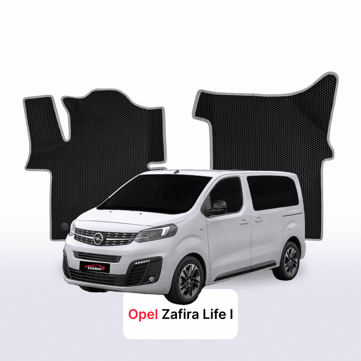 Car mats EVA for Opel Zafira Life 1 gen 2019-2027 year MINIVAN S