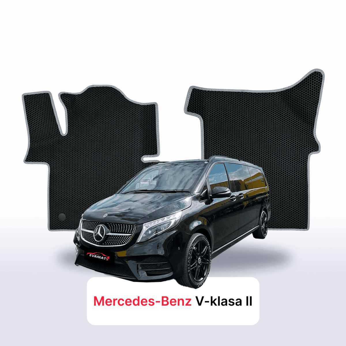 Car mats EVA for Mercedes-Benz V-klasa 3 gen (W447) 2014-2027 year BUS EXTRA LONG