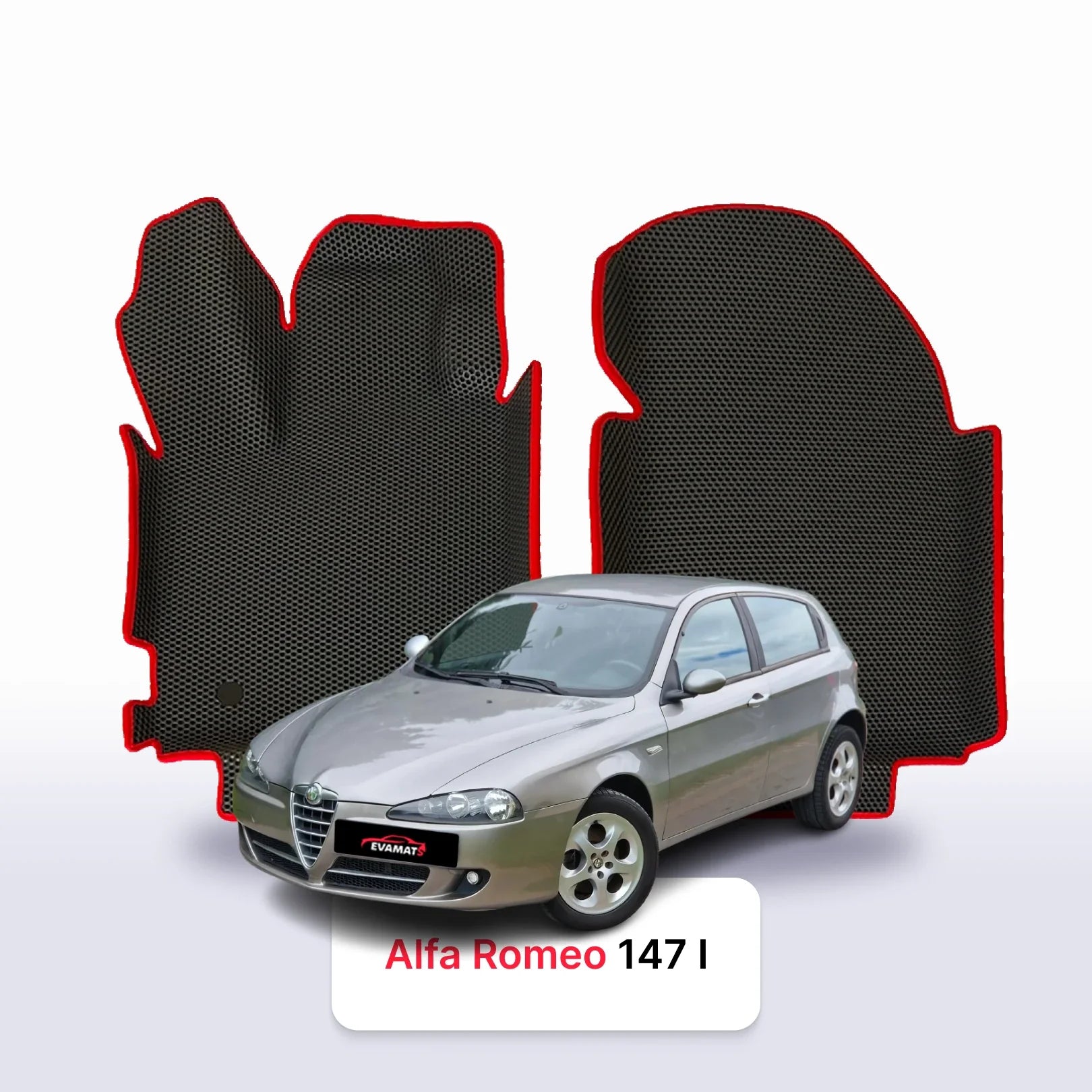 Car mats EVA for Alfa Romeo 147 1 gen 2000-2010 year HATCHBACK 5 door