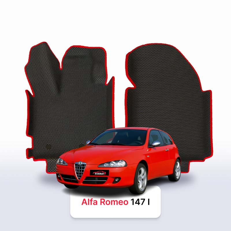 Car mats EVA for Alfa Romeo 147 1 gen 2000-2010 year HATCHBACK 3 door