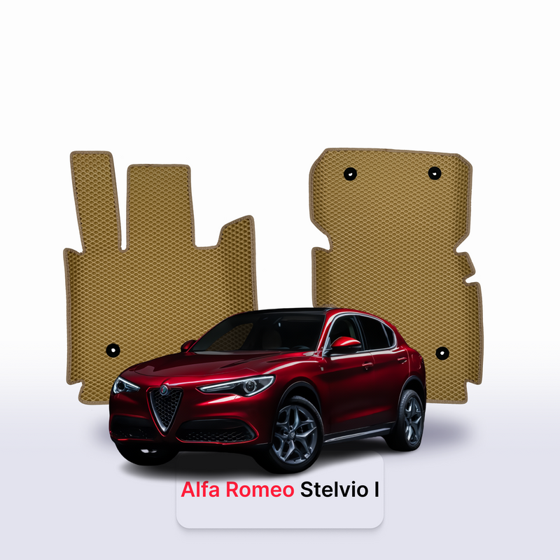Car mats EVA for Alfa Romeo Stelvio 1 gen 2016-2028 year SUV