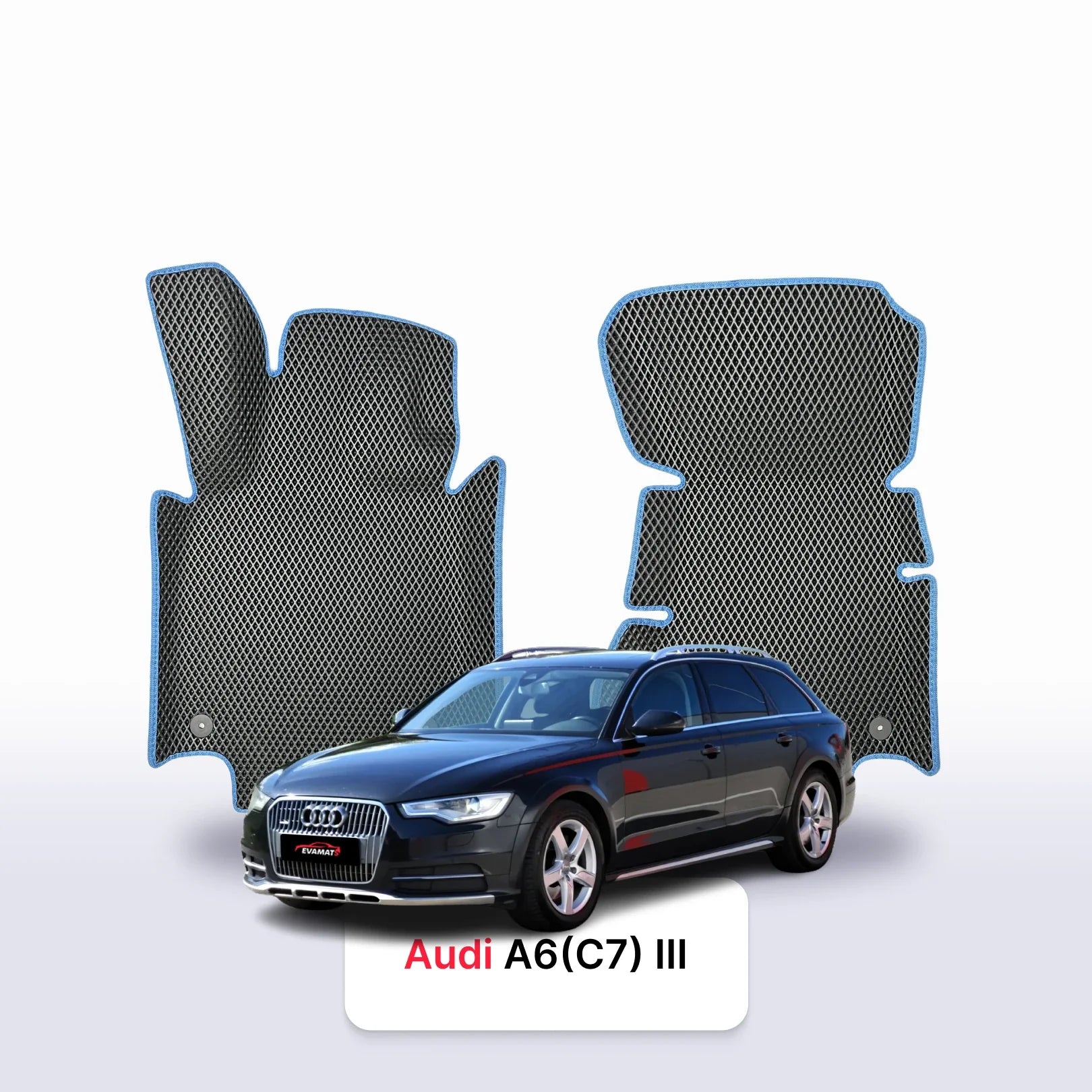Car mats EVA for Audi A6 Allroad(C7) pre-facelift 3 gen 2012-2014 year STATION WAGON