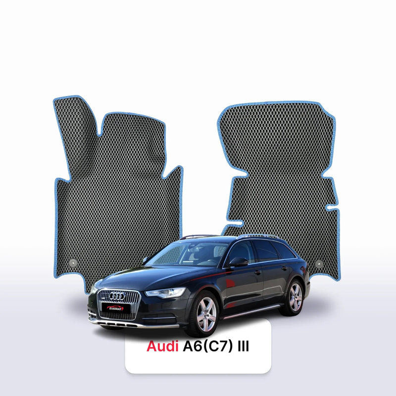 Car mats EVA for Audi A6 Allroad(C7) pre-facelift 3 gen 2012-2014 year STATION WAGON