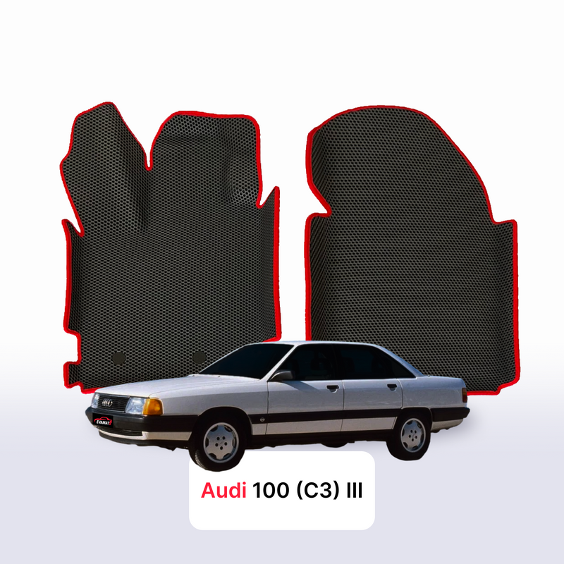 Car mats EVA for Audi 100(C3) 3 gen 1988-1991 year
