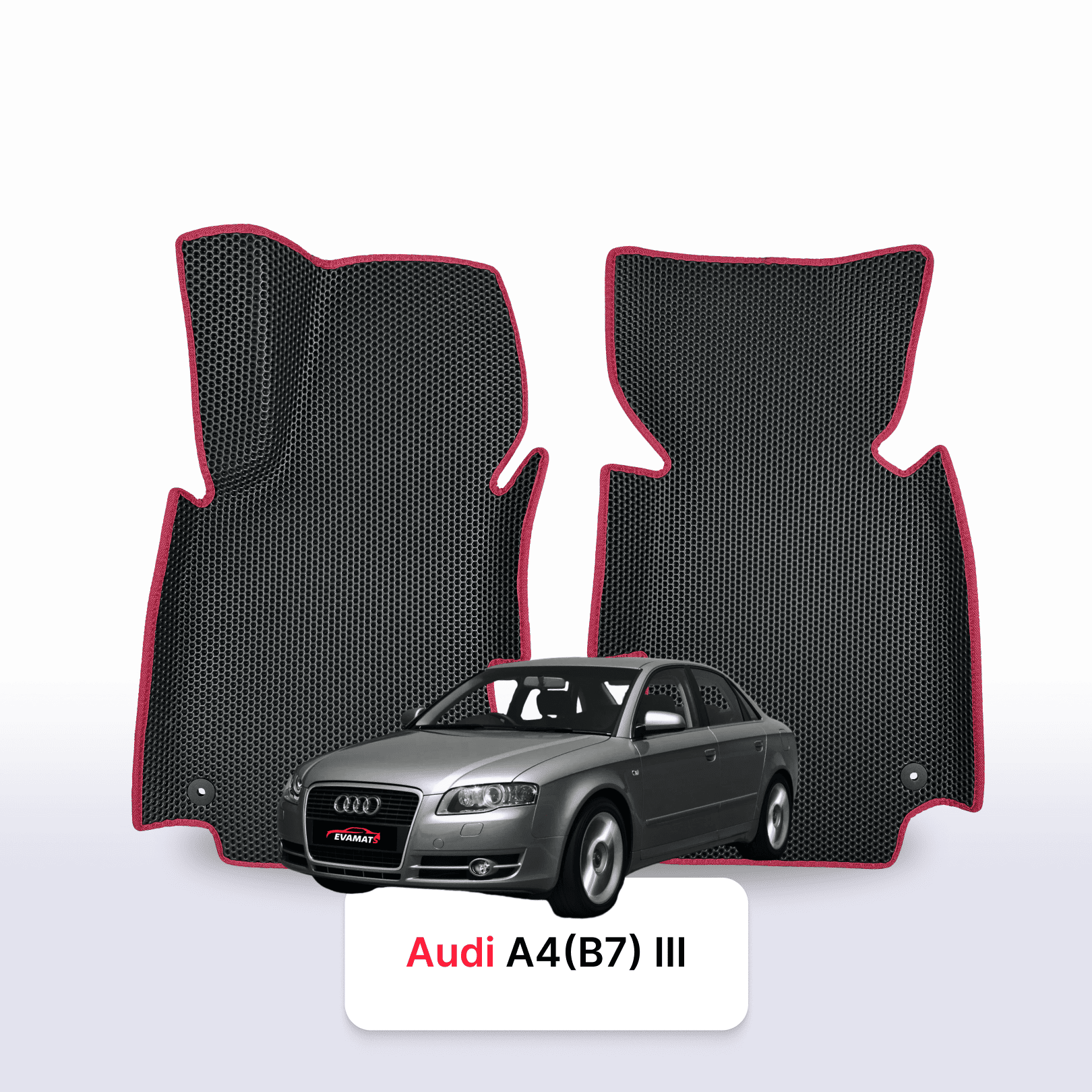 Car mats EVA for Audi A4(B7) 3 gen 2004-2009 year