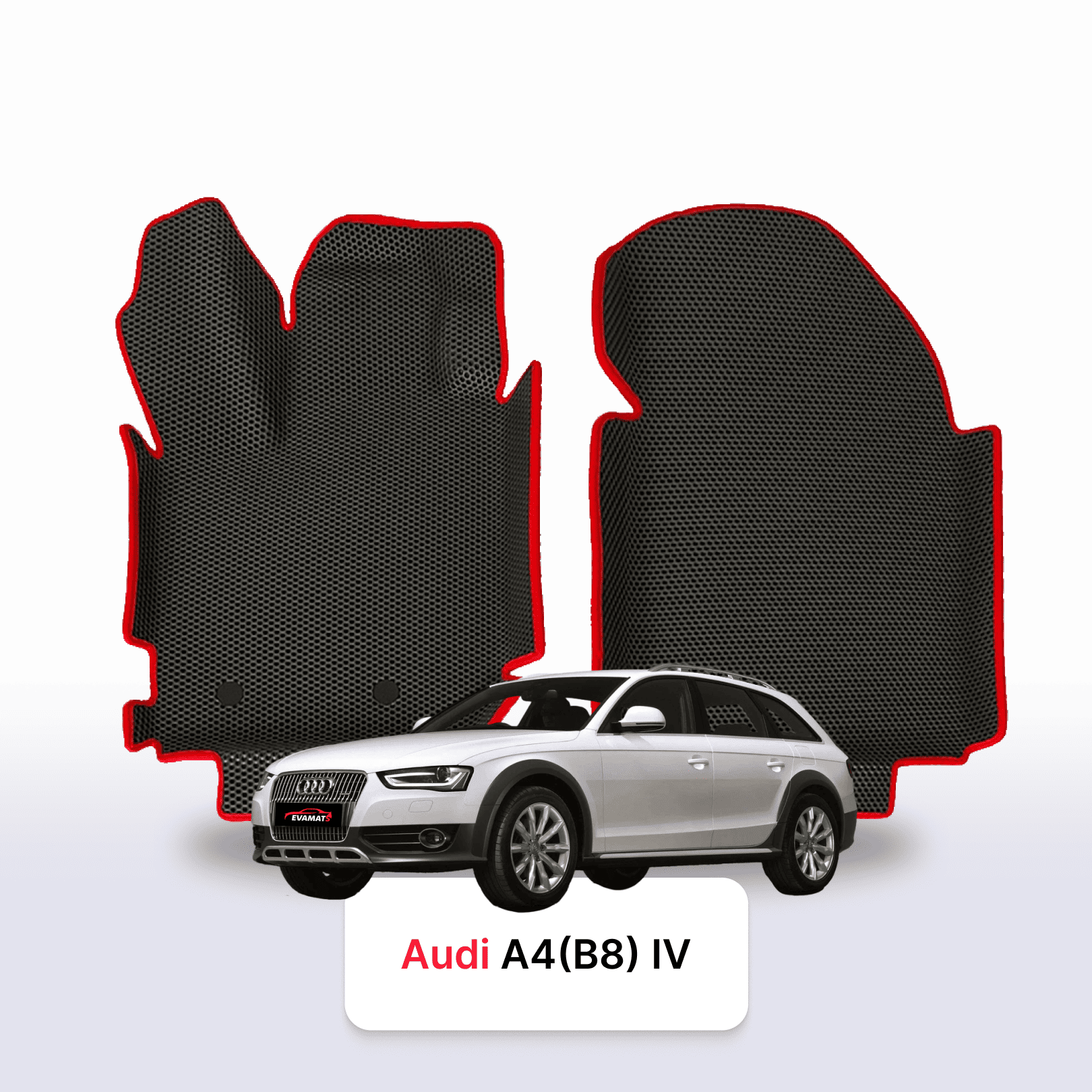 Car mats EVA for Audi A4 Allroad(B8) 4 gen 2007-2016 year STATION WAGON