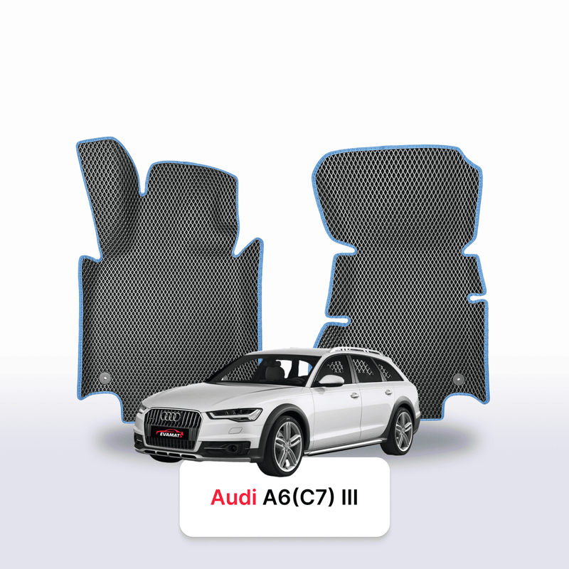 Car mats EVA for Audi A6 Allroad(C7) facelift 3 gen 2014-2019 year STATION WAGON