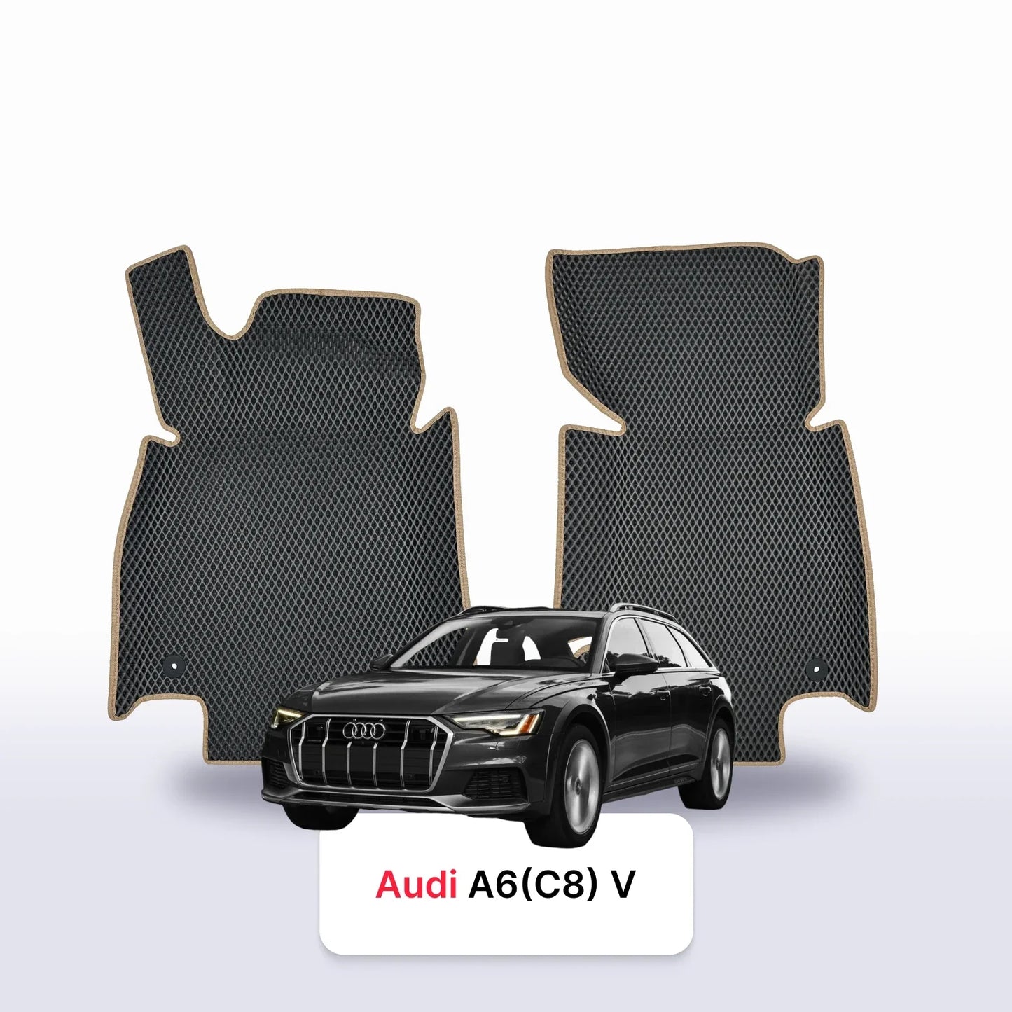 Car mats EVA for Audi A6 Allroad(C8) pre-facelift 5 gen 2019-2023 year STATION WAGON
