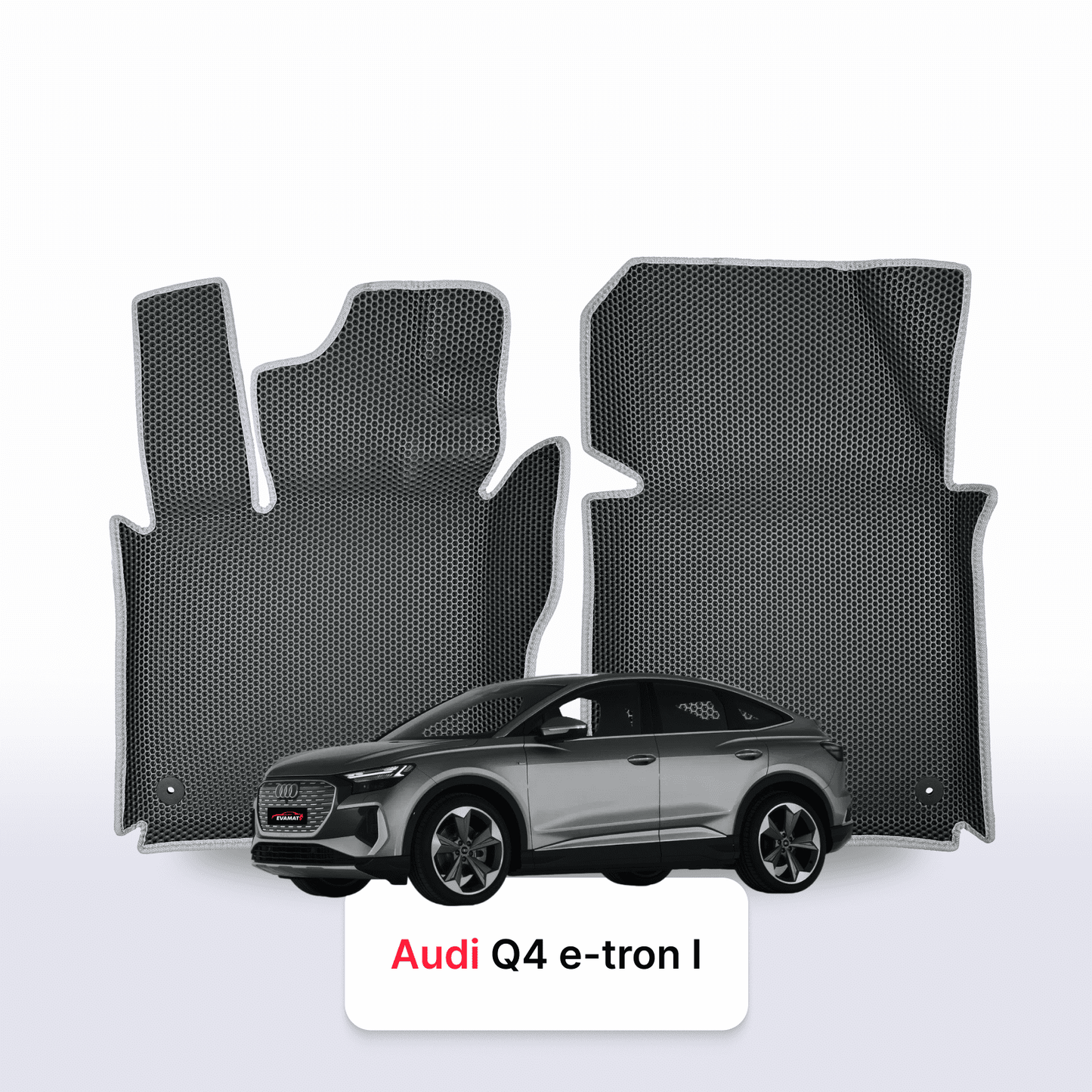 Car mats EVA for Audi Q4 Sportback E-tron 1 gen 2021-2028 year Electric SUV