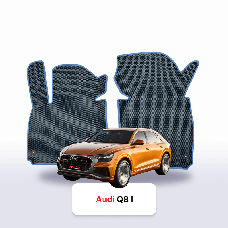 Car mats EVA for Audi Q8 pre-facelift 1 gen 2018-2024 year SUV