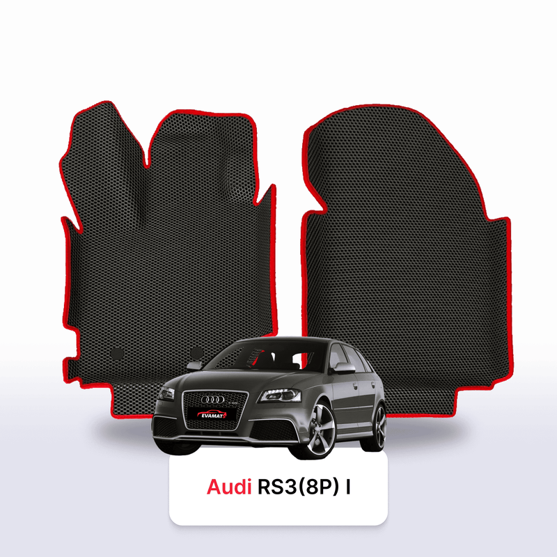 Car mats EVA for Audi RS3 Sportback (8P) 1 gen 2011-2015 year HATCHBACK 5 door