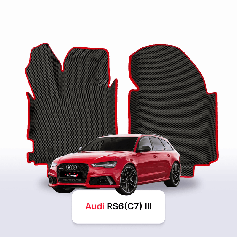 Car mats EVA for Audi RS6 (C7) 3 gen 2012-2018 year STATION WAGON