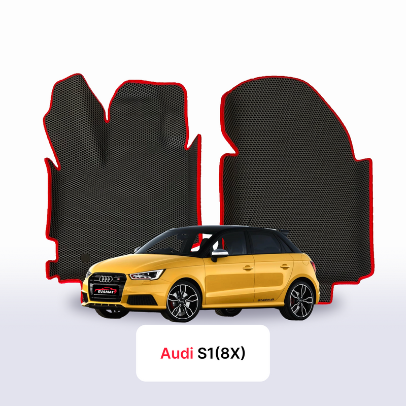 Car mats EVA for Audi S1 (8X) 1 gen 2014-2018 year HATCHBACK