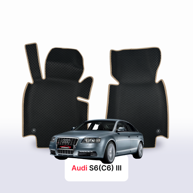 Car mats EVA for Audi S6(C6) 3 gen 2005-2011 year