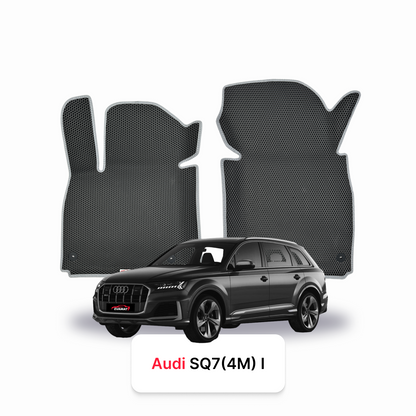 Car mats EVA for Audi SQ7 (4M) 1 gen 2016-2027 year SUV 7 seater