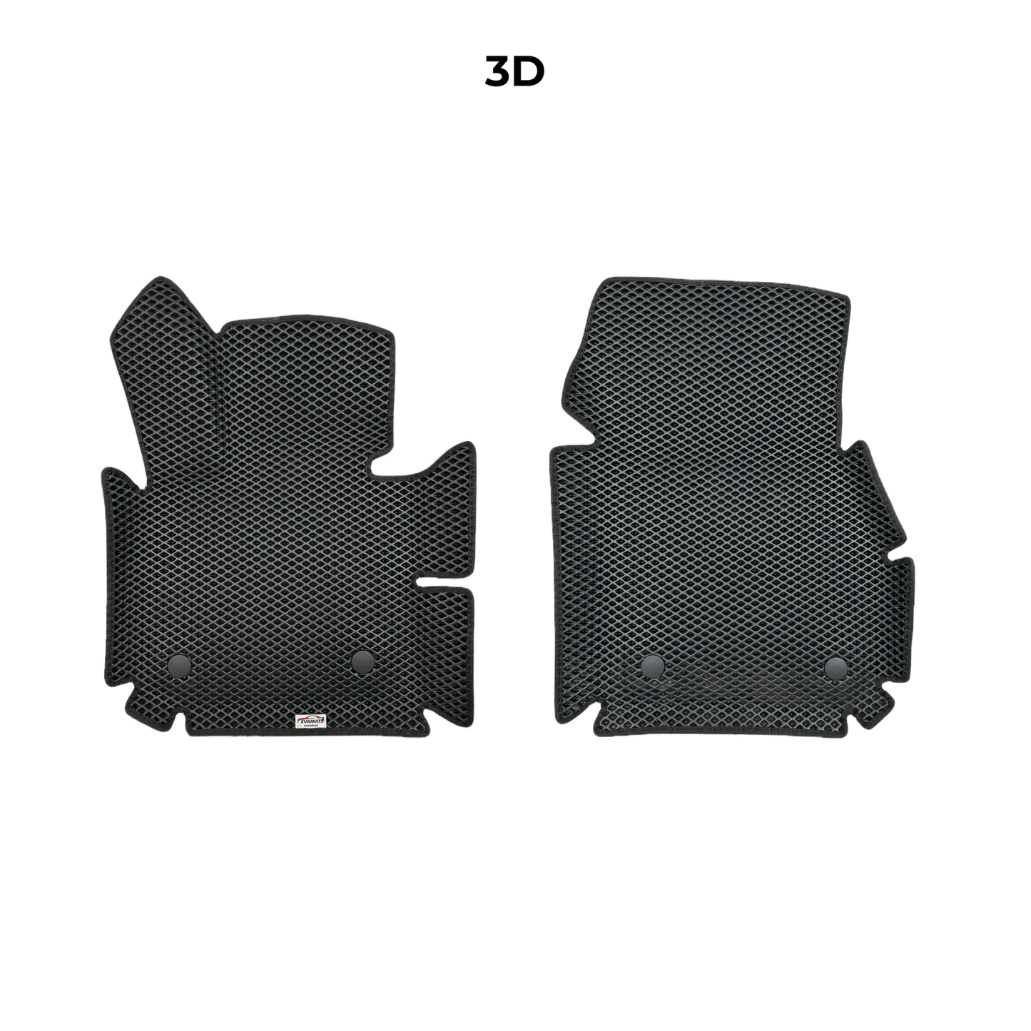 Car mats EVA for Fiat 500 2 gen 2007-2024 year HATCHBACK 3 door CABRIO