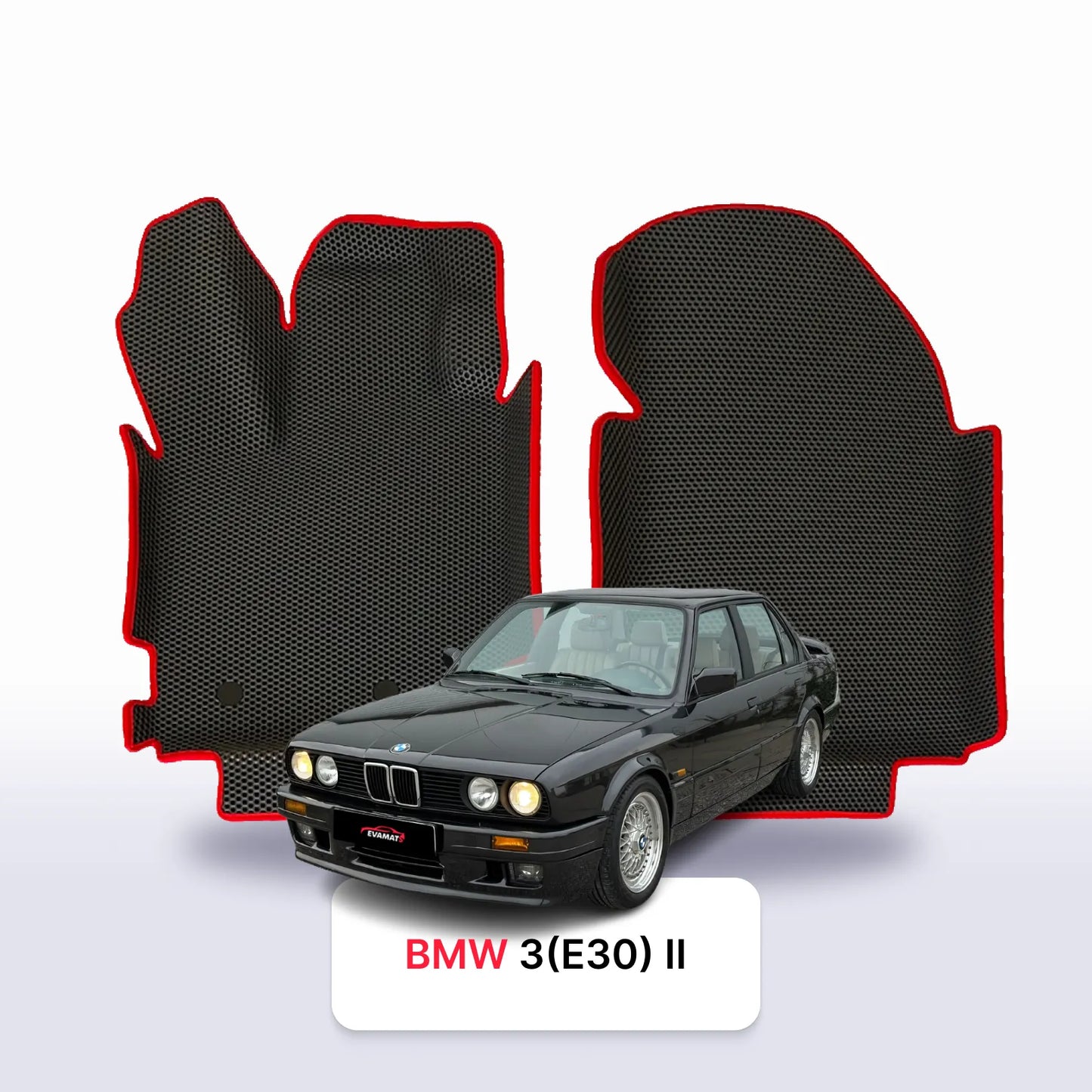 Car mats EVA for BMW 3(E30) 2 gen 1982-1994 year SEDAN