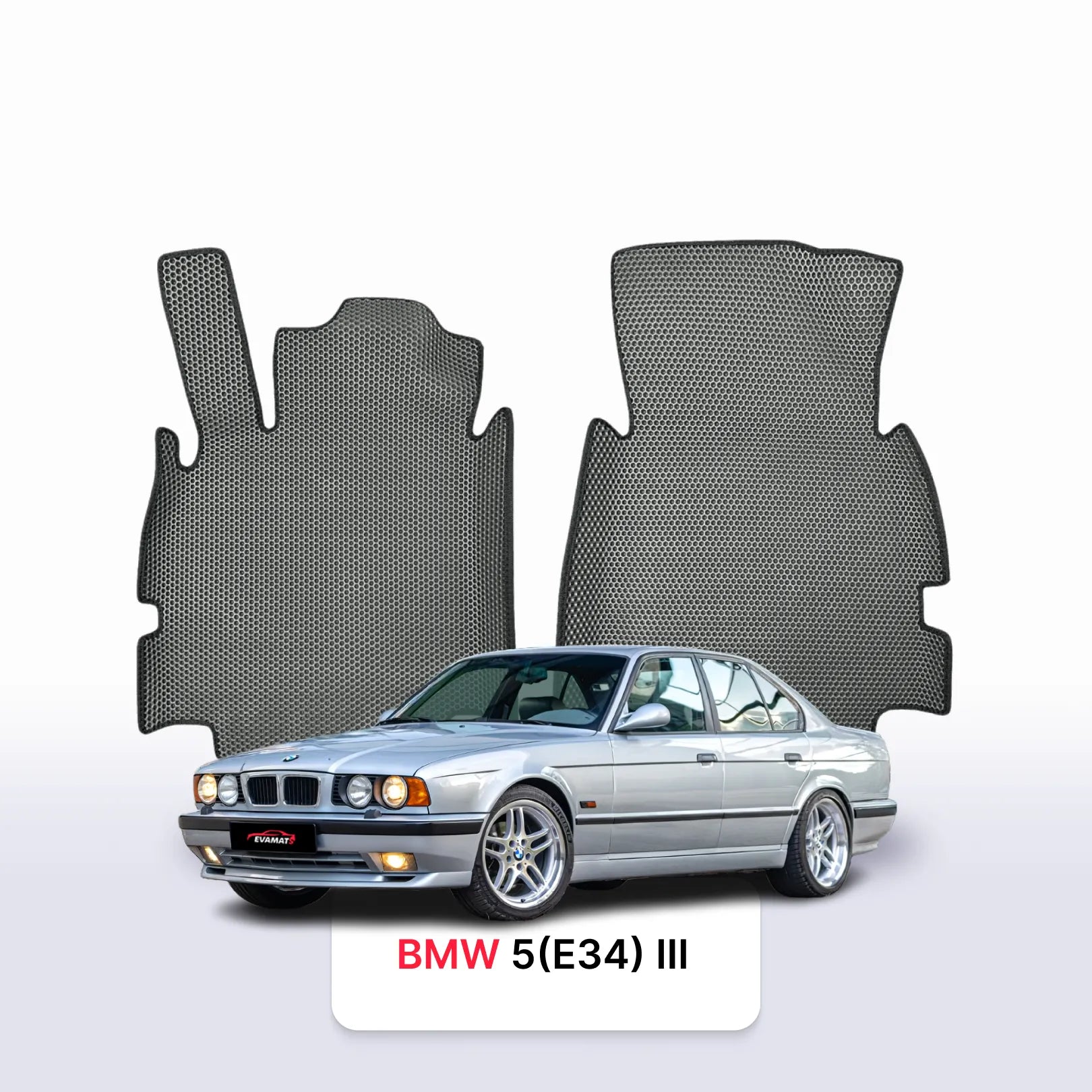 Car mats EVA for BMW 5(E34) 3 gen 1987-1996 year SEDAN