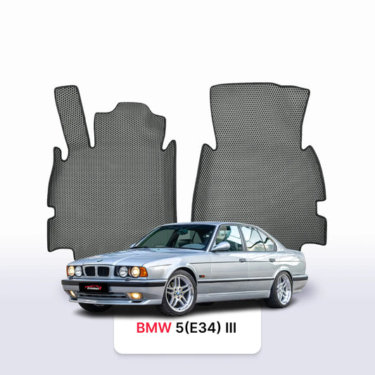Car mats EVA for BMW 5(E34) 3 gen 1987-1996 year SEDAN