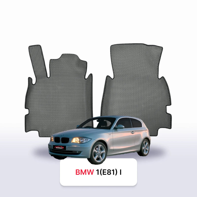 Car mats EVA for BMW 1(E81) 1 gen 2004-2011 year HATCHBACK 3 door