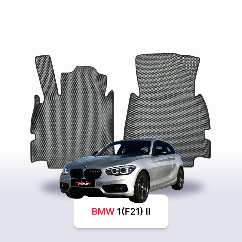 Car mats EVA for BMW 1(F21) 2 gen 2011-2019 year HATCHBACK 3 door