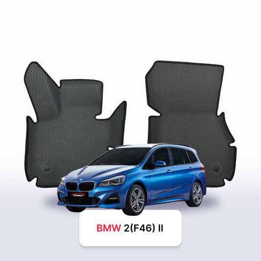 Car mats EVA for BMW 2 Gran Tourer(F46) 1 gen 2015-2023 year MINIVAN