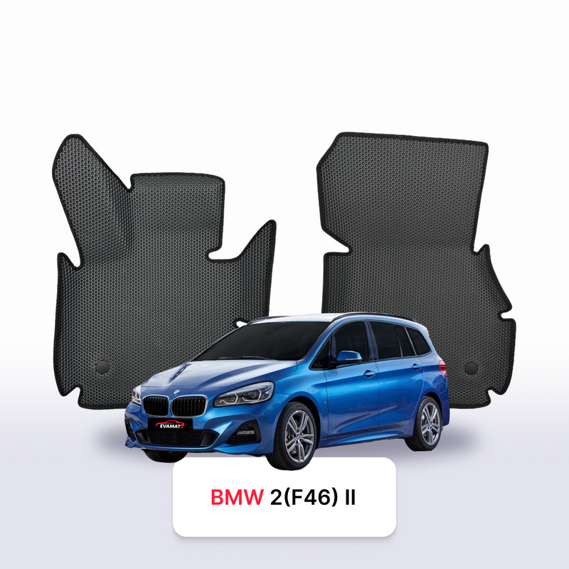 Car mats EVA for BMW 2 Gran Tourer(F46) 1 gen 2015-2023 year MINIVAN