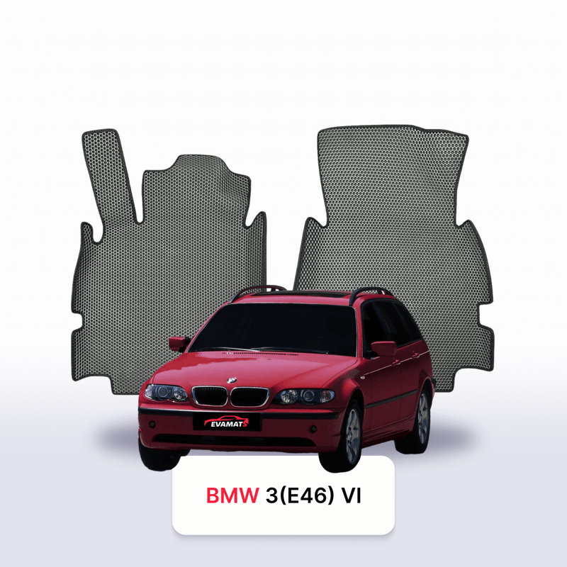 Car mats EVA for BMW 3(E46) 4 gen 1998-2007 year STATION WAGON