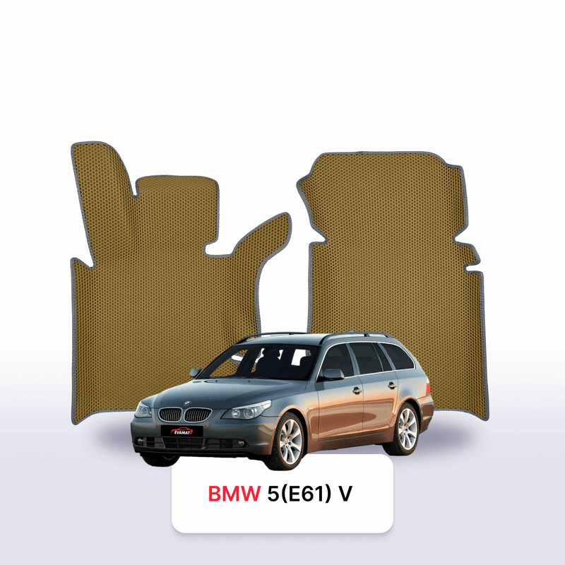 Car mats EVA for BMW 5 (E61) 5 gen 2003-2010 year STATION WAGON