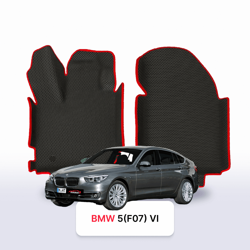 Car mats EVA for BMW 5 (F07) 6 gen 2009-2017 year GRAN TURISMO LIFTBACK