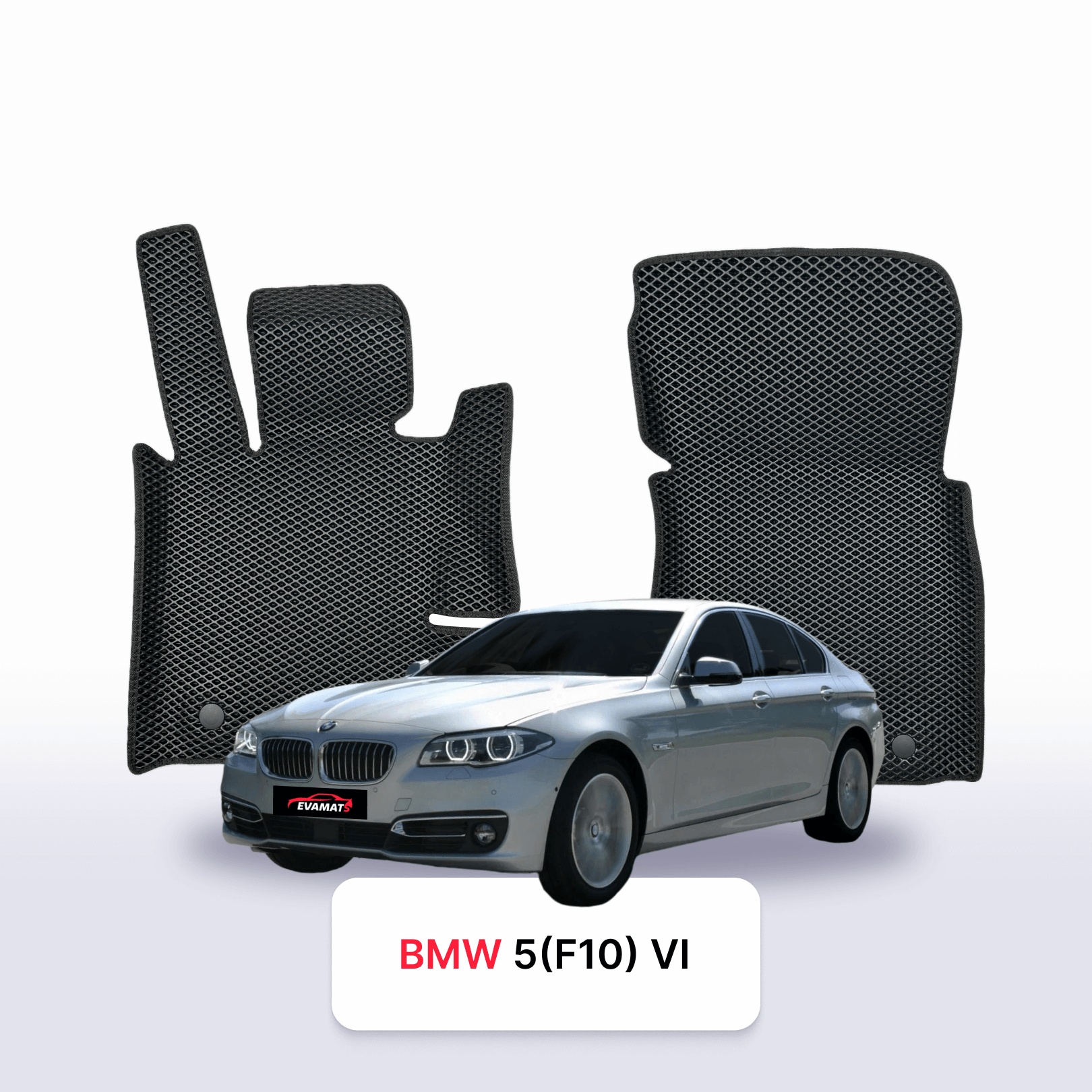 Car mats EVA for BMW 5 (F10) 6 gen 2009-2017 year Sedan