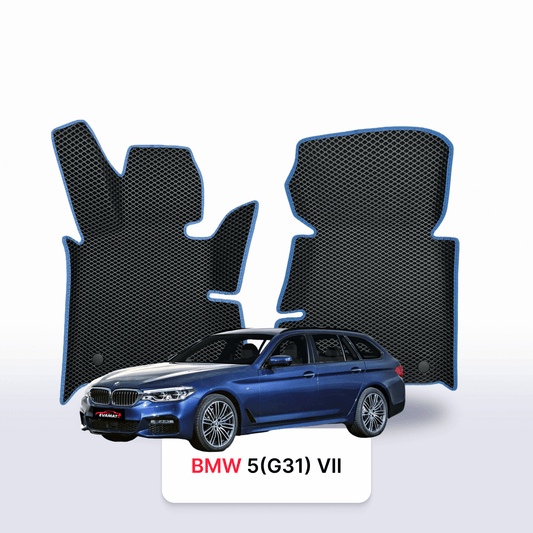Car mats EVA for BMW 5 (G31) 7 gen 2017-2024 year STATION WAGON