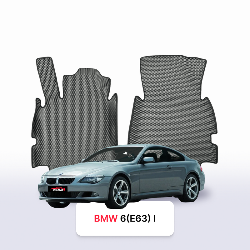 Car mats EVA for BMW 6 (E63) 1 gen 2003-2010 year COUPE