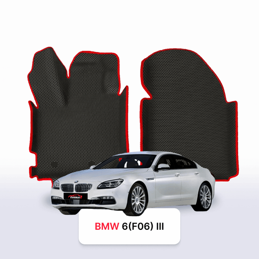 Car mats EVA for BMW 6 (F06) 3 gen 2011-2019 year GRAN COUPE SEDAN