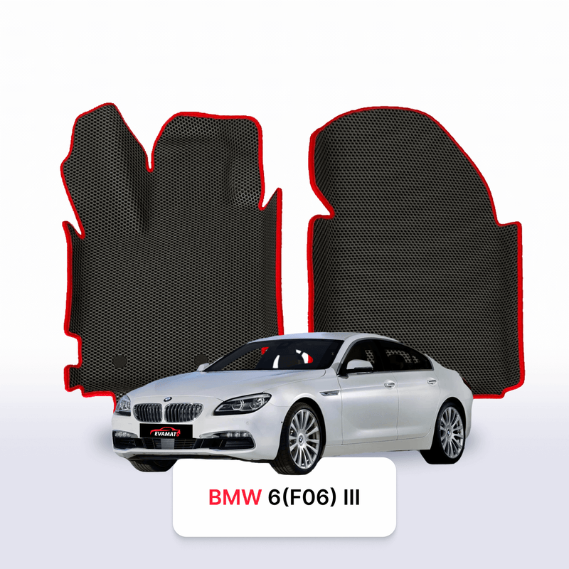 Car mats EVA for BMW 6 (F06) 3 gen 2011-2019 year GRAN COUPE SEDAN