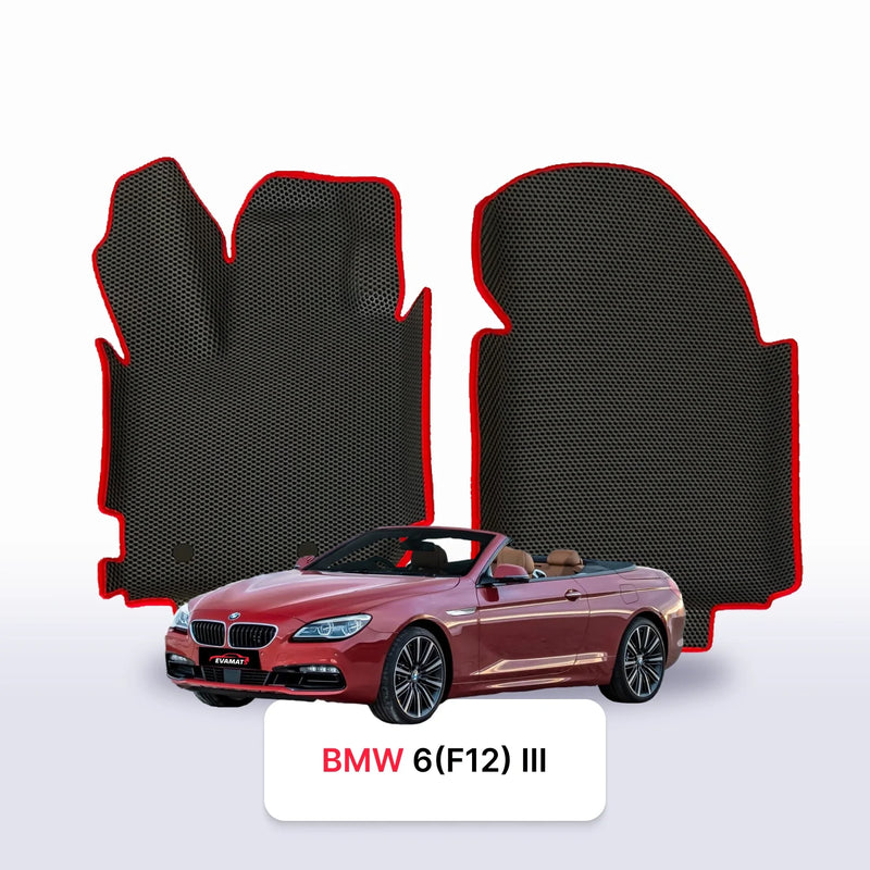 Car mats EVA for BMW 6 (F12) 3 gen 2011-2019 year CABRIO