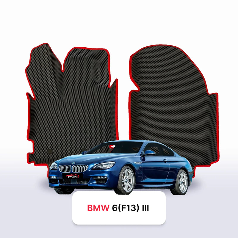 Car mats EVA for BMW 6 (F13) 3 gen 2011-2019 year COUPE