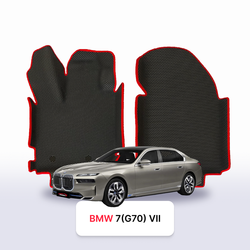 Car mats EVA for BMW 7 (G70) 7 gen 2022-2028 year SEDAN