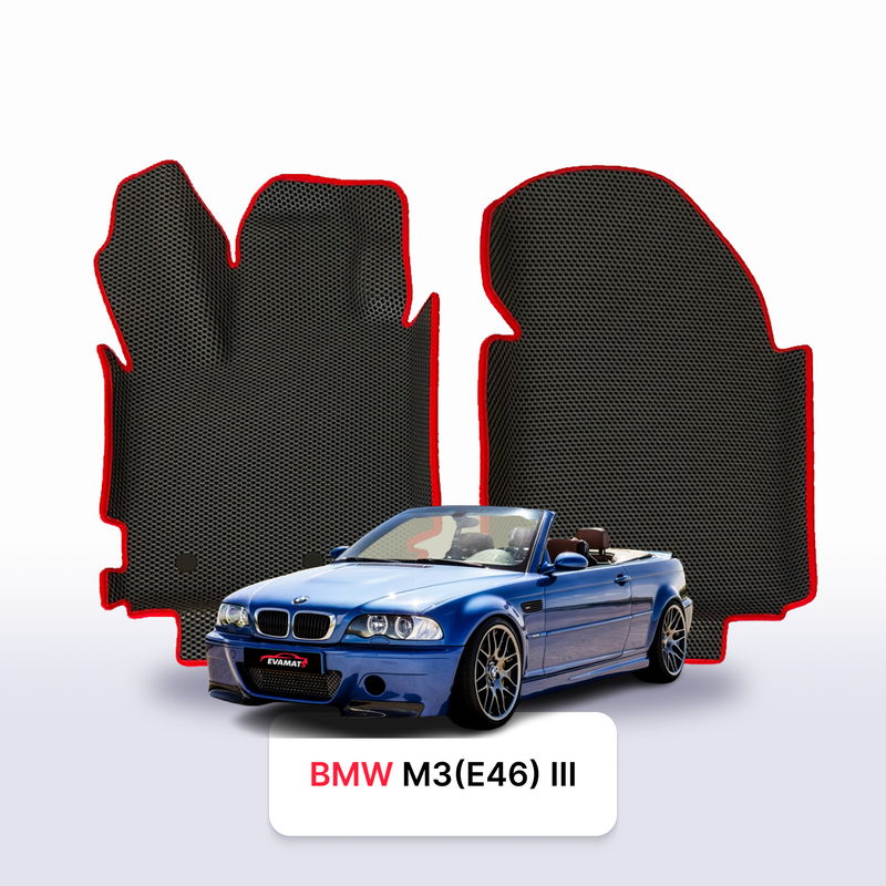 Car mats EVA for BMW M3(E46) 3 gen 1999-2007 year CABRIO